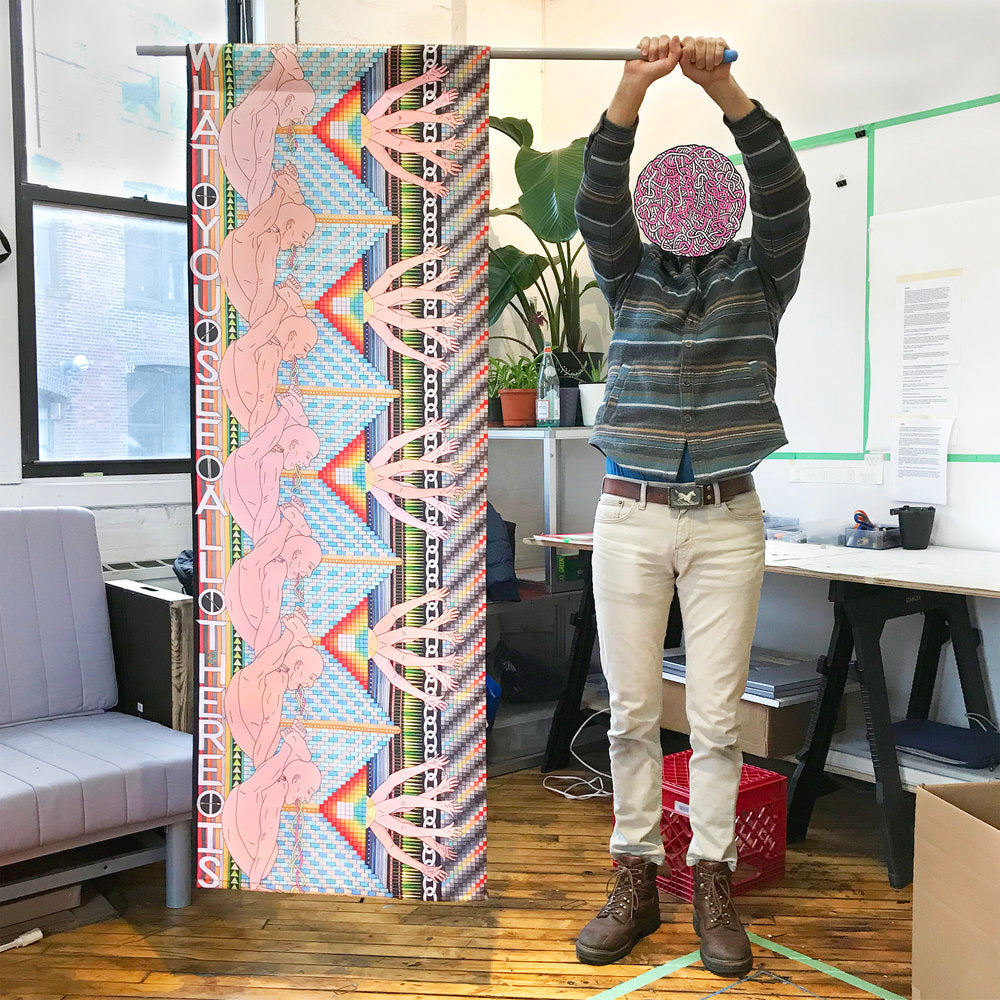 WHAT YOU SEE wallhanging - Jess Johnson