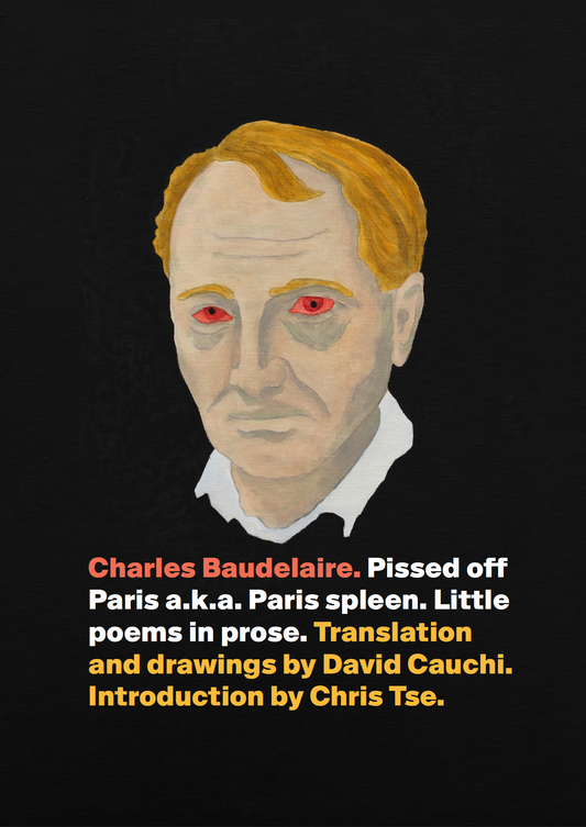 Pissed off Paris a.k.a. Paris spleen. Little poems in prose - Charles Baudelaire, translated by David Cauchi